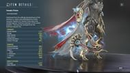Venato Prime stats (Image via Digital Extremes)
